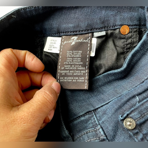 7 For All Mankind Jeans Kimmie Bootcut LiLah Blue size 26 - Picture 7 of 8